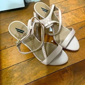 Women’s heels/sandals size 7 pink